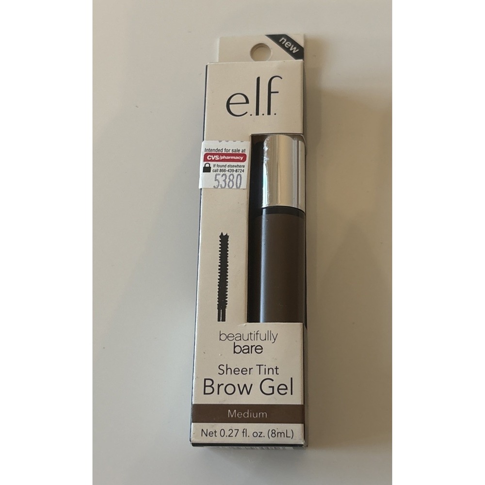 e.l.f. Beautifully Bare Sheer Tint Brow Gel Medium 93005 Discontinued VHTF